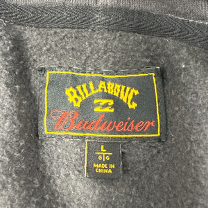 Billabong x Budweiser Tie-Dye Hoodie Sweatshirt Large RARE