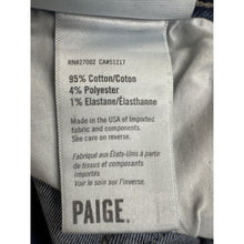 Load image into Gallery viewer, PAIGE Hoxton Crop Jeans 26 High Rise Blue Raw Hem Wear Cuffs
