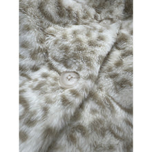 Load image into Gallery viewer, Z Supply Faux Fur Coat Jacket Size XS Animal Print Cheetah
