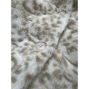 Z Supply Faux Fur Coat Jacket Size XS Animal Print Cheetah