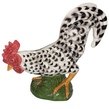Load image into Gallery viewer, Fitz &amp; Floyd 1992 Speckled Ceramic Rooster Chicken Figurine Vintage
