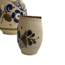Load image into Gallery viewer, Vintage Mexican Tonala Pottery Set 7 Pc Signed Jug &amp; Cups
