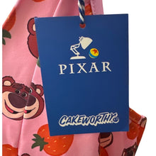 Load image into Gallery viewer, Pixar + Cakeworthy Toy Story 3 Disney Lotso Strawberries Dress Med NWT
