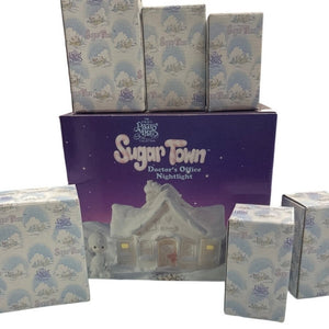Precious Moments Sugar Town Doctor’s Office 7 Pc Set Enesco 1994