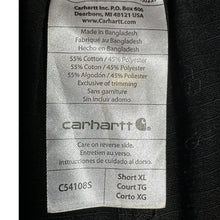 Load image into Gallery viewer, Carhartt Men's XL Short Black Ripstop Cargo Scrub Pants C54106S Drawstring
