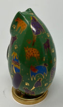 Load image into Gallery viewer, Laurel Burch Cat Egg Statues - Set of 4
