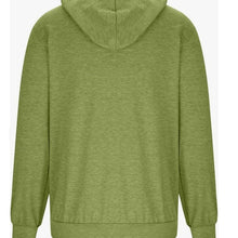 Load image into Gallery viewer, Men's XXL Adaptive Dialysis Hoodie Arm Access Zip Chemo PICC IV Army Green
