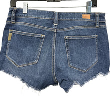 Load image into Gallery viewer, PAIGE Bobby Denim Cutoff Shorts Womens 29 Blue Stretch Raw Hem Jean Shorts
