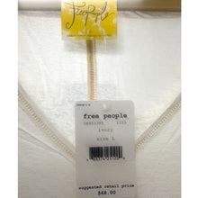 Load image into Gallery viewer, Free People Sahara Top Ivory L NWT Sheer Boho High Low OB403385
