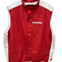 Load image into Gallery viewer, Roots Canada Sydney 2000 Olympic Team Vest XL Red White Nylon Fleece Lined
