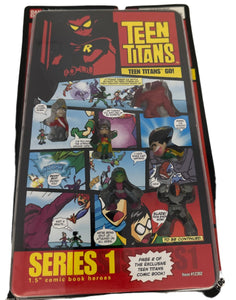 Teen Titans Go! Ban Dai 1.5" Super Hero Figurines Series 1 Page 2, Item 12302 NEW