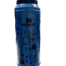 Load image into Gallery viewer, Stanley 1 Qt Blue Vacuum Thermos Bottle Cup Stopper Insulated
