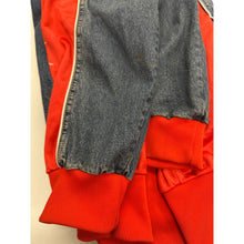 Load image into Gallery viewer, Vintage 90&#39;s Kappa Tracksuit Red &amp; Blue Denim Two-Piece

