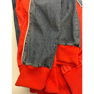 Vintage 90's Kappa Tracksuit Red & Blue Denim Two-Piece