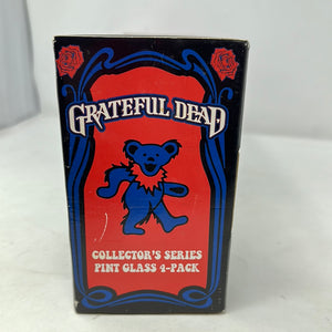 Grateful Dead Collector’s Series Pint Glasses 4-pack New