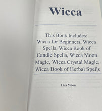 Load image into Gallery viewer, Wicca Book by Lisa Moon Hardback Out of Print!
