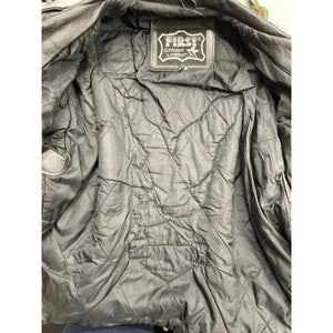 First Genuine Black Leather Jacket Harley Davidson Size 44