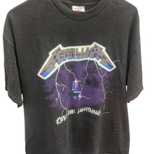 Load image into Gallery viewer, Vintage 1994 Metallica Ride The Lightning Band Tee XL Giant Tennessee River
