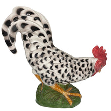 Load image into Gallery viewer, Fitz &amp; Floyd 1992 Speckled Ceramic Rooster Chicken Figurine Vintage
