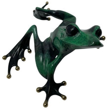 Load image into Gallery viewer, Bronze Frogman Tim Cotterill Frog Sculpture Hand-Painted Signed 301/1000
