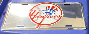 New York Yankees License Plates - Set of 3