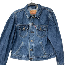 Load image into Gallery viewer, Levis Trucker Jean Jacket XL Vintage Distressed Denim
