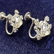 Load image into Gallery viewer, Vintage 1950s Kramer Diamond Look Rhinestone Necklace Earring Set Box
