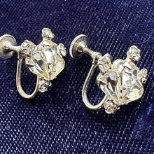 Load image into Gallery viewer, Vintage 1950s Kramer Diamond Look Rhinestone Necklace Earring Set Box

