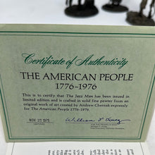 Load image into Gallery viewer, The Franklin Mint The American People 1776-1976 Pewter Figures Set of 6
