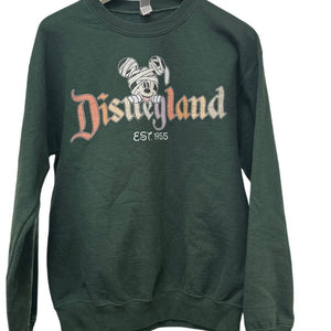 Disneyland Halloween Mickey Mouse Mummy Sweatshirt Medium