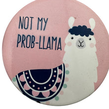 Load image into Gallery viewer, Magenta Llama Trinket Key Tray &amp; 3 Coasters Funny Llama Decor Set
