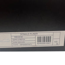 Load image into Gallery viewer, Donald Pliner Dress Shoes Brown Leather Slip On Italy Mens 10.5 NIB
