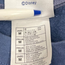 Load image into Gallery viewer, Disneyland Mickey Minnie Castle Embroidered Sweatshirt Blue Medium
