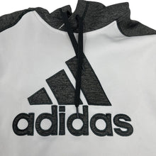 Load image into Gallery viewer, Adidas Climawarm Pullover Hoodie Large Comfy White &amp; Grey
