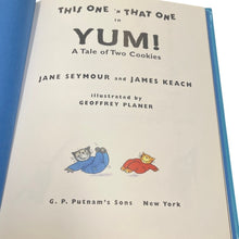 Load image into Gallery viewer, Yum Tale Two Cookies 1998 1st Ed HC Jane Seymour DJ Kids Book
