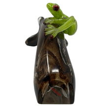 Load image into Gallery viewer, Sabina Rymanow Frog on a Log Hand Made in Poland
