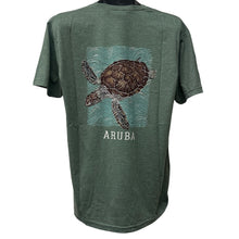 Load image into Gallery viewer, Sea Turtle Aruba Shirt Ocean Wildlife Vintage
