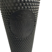 Load image into Gallery viewer, Starbucks Matte Black Studded Tumbler 24oz Cold Cup with Straw Limited Edition
