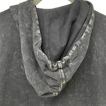 Load image into Gallery viewer, Ninth Hall Short Sleeve Hoodie Mens Small Charcoal Acid Wash Lightweight Skater
