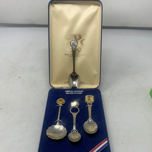 1984 Los Angeles Olympics Commemorative Silver Spoon set