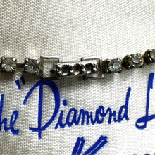 Load image into Gallery viewer, Vintage 1950s Kramer Diamond Look Rhinestone Necklace Earring Set Box
