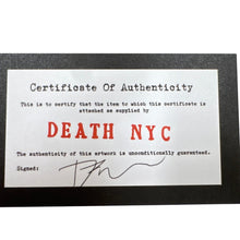 Load image into Gallery viewer, DEATH NYC “Monroe Tattoo Purple” Signed Serigraph 2018 11.9x8.4
