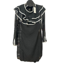 Load image into Gallery viewer, BCBG MaxSport LA Dress XS Black White Ruffle Neck NEW
