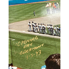 Load image into Gallery viewer, Baseball Opening Day 1993 Inaugural Poster &amp; Photos Miami Marlins Vs Dodgers MLB
