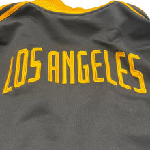 Load image into Gallery viewer, Adidas LA Lakers Track Jacket Gray Gold Full Zip XL
