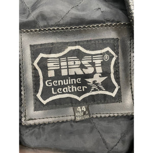 First Genuine Black Leather Jacket Harley Davidson Size 44