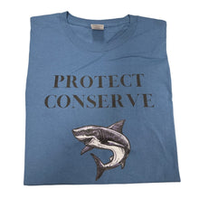 Load image into Gallery viewer, Protect Conserve and Save Shark T-Shirt Large
