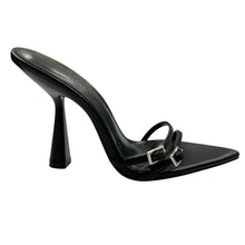 Load image into Gallery viewer, Femme Los Angeles Naxos Slip Heel Black Size 4.5
