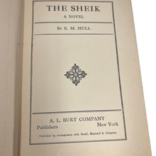 Load image into Gallery viewer, Vintage The Sheik E.M. Hull 1921 A.L. Burt HC Romance Classic
