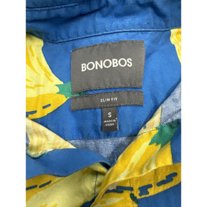 Bonobos Button Shirt Banana Small Slim Fit